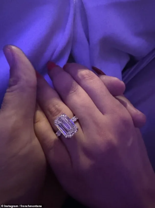 Privileged Glimpse into Princess of Dubai's Rekindled Romance with French Montana, Revealed via Seven-Figure Diamond Ring Image