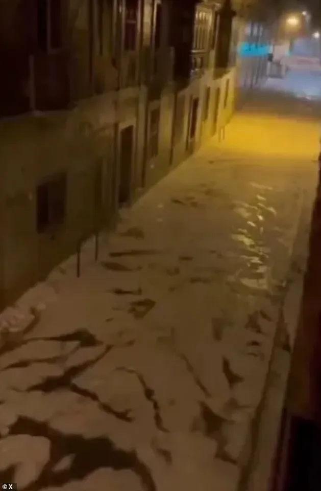 Malta’s Unprecedented Icy Deluge: Residents Describe ‘Surreal’ Chaos as Storm Leaves Streets Submerged in Ice and Hail