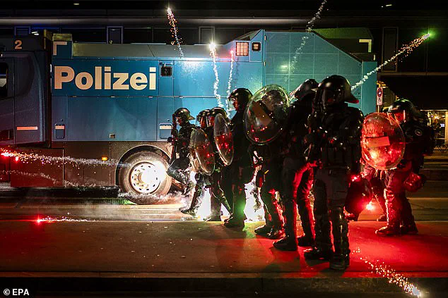 Violent Protests Erupt in Zurich as Trump Addresses Global Leaders at Davos, Highlighting Tensions Over U.S. Influence