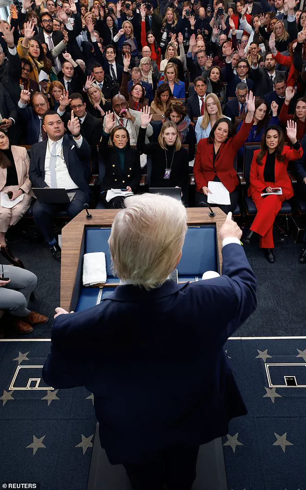 President Trump's Year-One Press Briefing: A Chaotic Blend of Grandiosity and Routine, Amid Foreign Policy Controversies