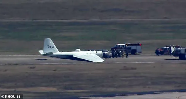 NASA Jet Skids on Houston Runway After Mechanical Failure, Dramatic Footage Shows Belly Scraping and Flames
