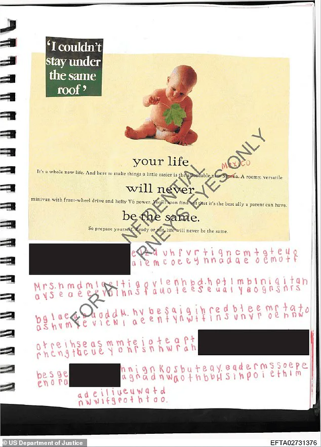New DOJ Documents Reveal Survivor's Alleged Child Born After Epstein Assault, Diary Entry Details Harrowing Experience