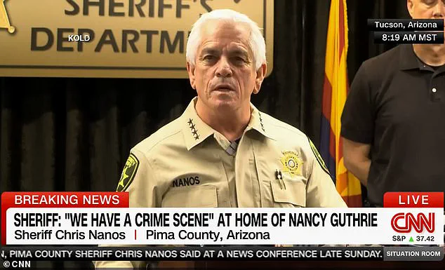 No Red Flags in Mysterious Disappearance of 84-Year-Old Nancy Guthrie in Tucson, Arizona