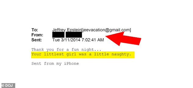 Calls to Unredact Jeffrey Epstein Email with Vulgar Reference to 'Littlest Girl' Spark Controversy