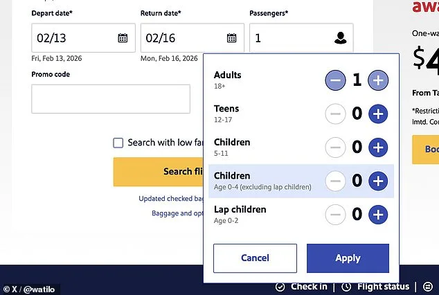 Southwest Airlines Faces Backlash Over Toddler Assigned to Solo Row During Flight, Sparking Debate on Family Travel Policies