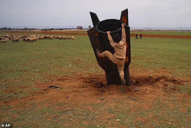 Unexploded Iranian Missile in Sheep Field Becomes Unintended Playground for Children Amid Regional Conflict Aftermath