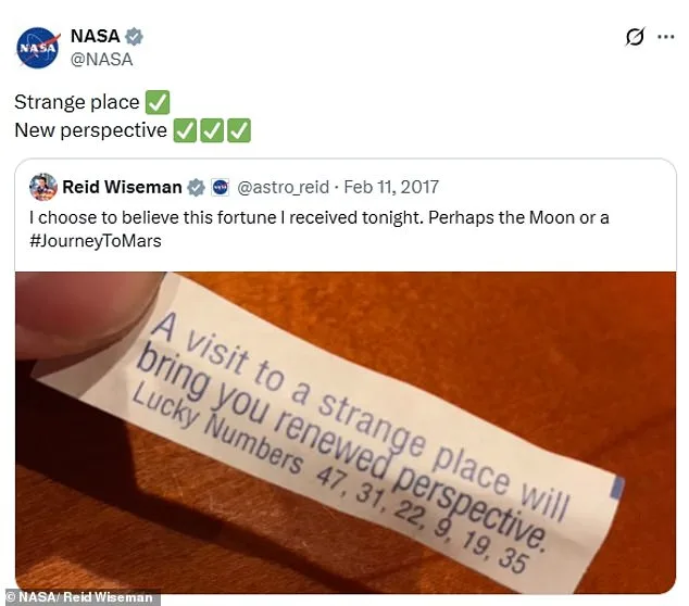 NASA Astronaut's Fortune Cookie Prophecy Realized as Artemis II Mission Sets Distance Record