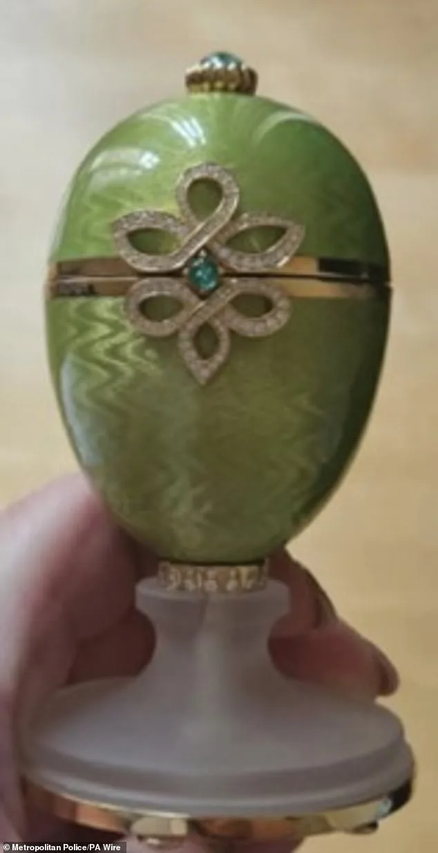 London's Elite Stunned by Audacious Heist: Fabergé Egg and £2m Whisky Cabinet Stolen in Soho
