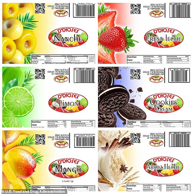Federal Agency Recalls De Dios Ice Pops Over Undeclared Allergens and Harmful Dyes