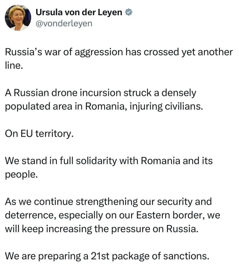 Romania expels Russian diplomat after Ukrainian missile strike injures locals.